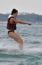 MICHELLE and AURORA HUNZIKER Water Skiing in Milano Marittima 07/06/2018