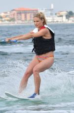 MICHELLE and AURORA HUNZIKER Water Skiing in Milano Marittima 07/06/2018