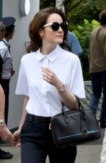 MICHELLE DOCKERY Out and About in London 07/10/2018