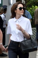MICHELLE DOCKERY Out and About in London 07/10/2018
