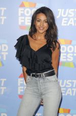 MICHELLE KEEGAN at Just Eat Food Celebration: Fantasy Fusions VIP Launch in London 07/19/2018