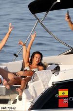 MICHELLE KEEGAN in Bikini at a Boat in Spain 07/28/2018