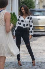 MICHELLE KEEGAN on the Set of a Photoshoot in London 07/05/2018