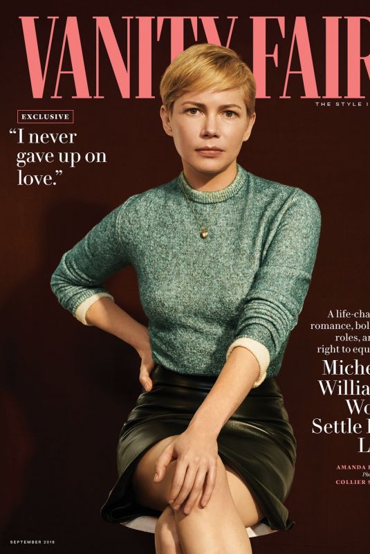 MICHELLE WILLIAMS in Vanity Fair Magazine, September 2018 Issue