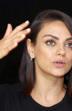 MILA KUNIS at The Spy Who Dumped Me Press Conference in New York 07/13/2018