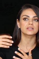 MILA KUNIS at The Spy Who Dumped Me Press Conference in New York 07/13/2018