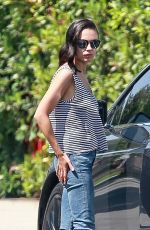 MILA KUNIS Out in Los Angeles 07/26/2018