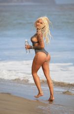 MILANO in Seimsuit for 138 Water Photoshoot in Malibu 07/16/2018