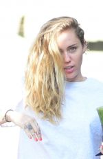 MILEY and TISH CYRUS Out in Los Angeles 07/27/2018