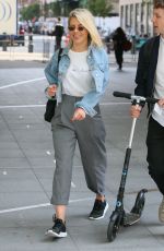 MOLLIE KING Arrives at BBC Radio in London 07/12/2018