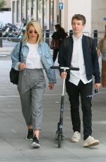 MOLLIE KING Arrives at BBC Radio in London 07/12/2018