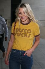MOLLIE KING Arrives at BBC Radio in London 07/20/2018