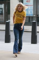 MOLLIE KING Arrives at BBC Radio in London 07/20/2018