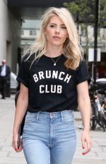 MOLLIE KING in Jeans Leaves BBC Radio in London 07/10/2018