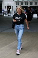 MOLLIE KING in Jeans Leaves BBC Radio in London 07/10/2018