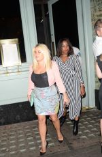 NADIA ESSEX Leaves Sexy Fish in London 07/27/2018