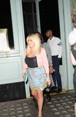 NADIA ESSEX Leaves Sexy Fish in London 07/27/2018