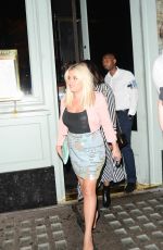 NADIA ESSEX Leaves Sexy Fish in London 07/27/2018