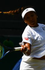 NAOMI OSAKA at Wimbledon Tennis Championships in London 07/07/2018