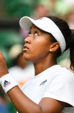 NAOMI OSAKA at Wimbledon Tennis Championships in London 07/07/2018