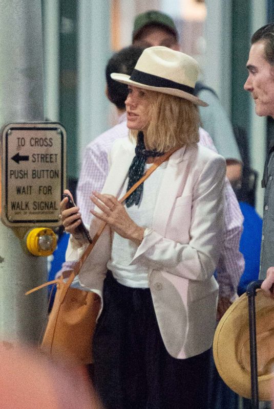 NAOMI WATTS and Billy Crudup at JFK Airport in New York 07/12/2018