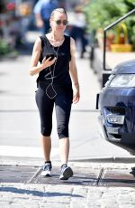 NAOMI WATTS in Leggings Out in New York 07/02/2018