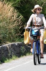 NAOMI WATTS Out Riding a Citi Bike in New York 