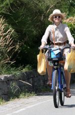 NAOMI WATTS Out Riding a Citi Bike in New York 