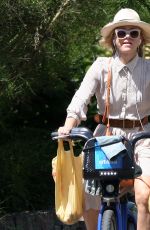 NAOMI WATTS Out Riding a Citi Bike in New York 