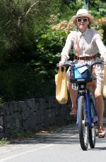 NAOMI WATTS Out Riding a Citi Bike in New York 