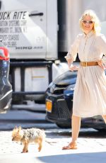 NAOMI WATTS Out with Her Dog in New York 07/20/2018