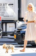 NAOMI WATTS Out with Her Dog in New York 07/20/2018