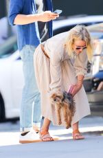 NAOMI WATTS Out with Her Dog in New York 07/20/2018