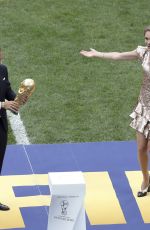 NATALIA VODIANOVA at 2018 World Cup Final in Moscow 07/15/2018