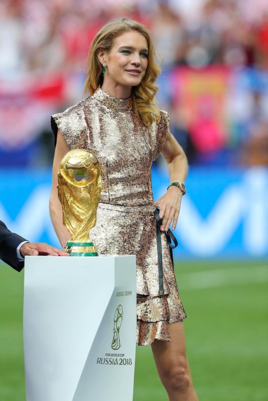 NATALIA VODIANOVA at 2018 World Cup Final in Moscow 07/15/2018