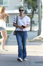 NATALIE PORTMAN Out for Lunch at Cafe Gratitude in Los Angeles 07/28/2018