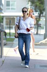 NATALIE PORTMAN Out for Lunch at Cafe Gratitude in Los Angeles 07/28/2018