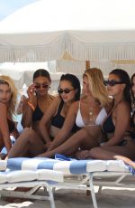 NATASHA OAKLEY and Friends in Bikinis in Miami Beach 07/04/2018