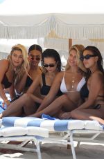 NATASHA OAKLEY and Friends in Bikinis in Miami Beach 07/04/2018