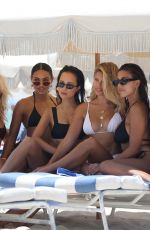 NATASHA OAKLEY and Friends in Bikinis in Miami Beach 07/04/2018