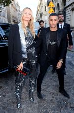NATASHA POLY Arrives at Vogue Dinner Party in Paris 07/03/2018