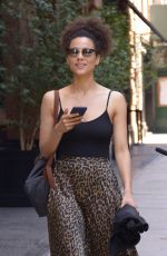 NATHALIE EMMANUEL Out in New York 07/18/2018