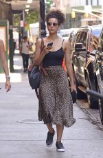 NATHALIE EMMANUEL Out in New York 07/18/2018