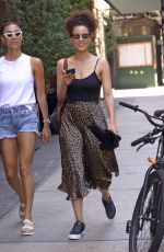 NATHALIE EMMANUEL Out in New York 07/18/2018