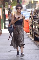 NATHALIE EMMANUEL Out in New York 07/18/2018