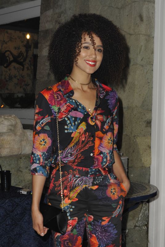 NATHALIE EMMANUELL at a Gala Dinner at Ischia Globalfest in Ischia 07/20/2018