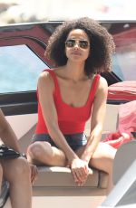 NATHALIE EMMANUELL at Hotel Regina Isabella in Ischia 07/21/2018