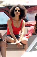 NATHALIE EMMANUELL at Hotel Regina Isabella in Ischia 07/21/2018