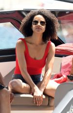 NATHALIE EMMANUELL at Hotel Regina Isabella in Ischia 07/21/2018