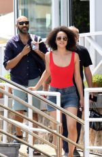 NATHALIE EMMANUELL at Hotel Regina Isabella in Ischia 07/21/2018